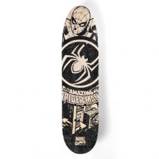 Spiderman-Skateboard aus Holz