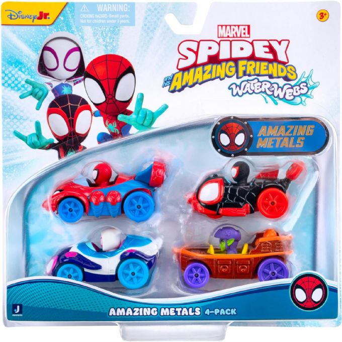 Spidey Amazin Metal Biler 4-pack version 2