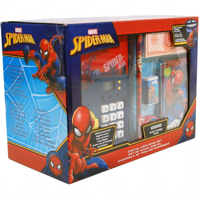 Spiderman-kassakaappi tarvikkeineen version 2