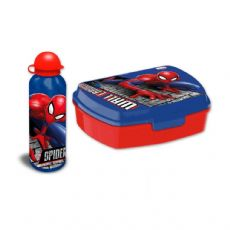 Spiderman Lunch Box and Drink Can