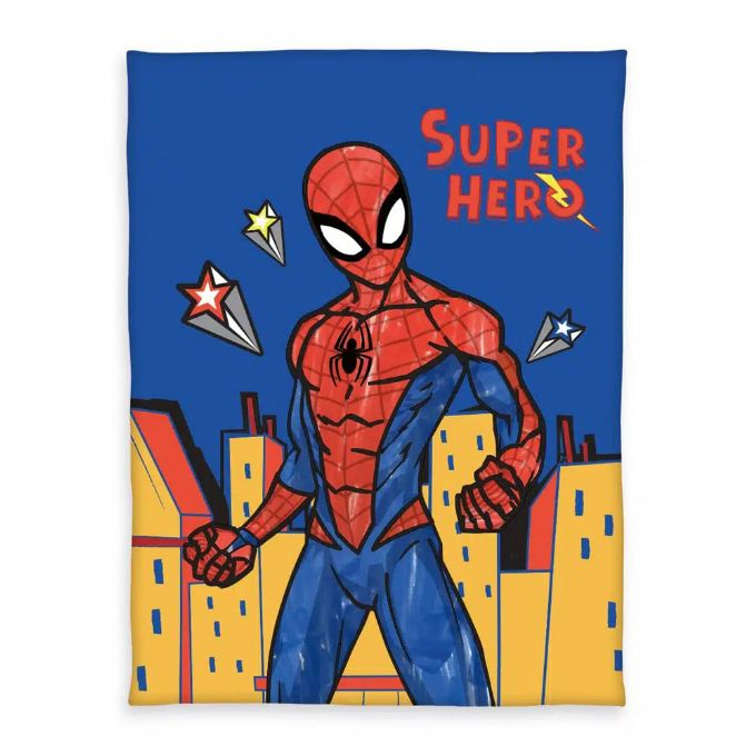Spiderman Fleecetæppe 130x170 cm