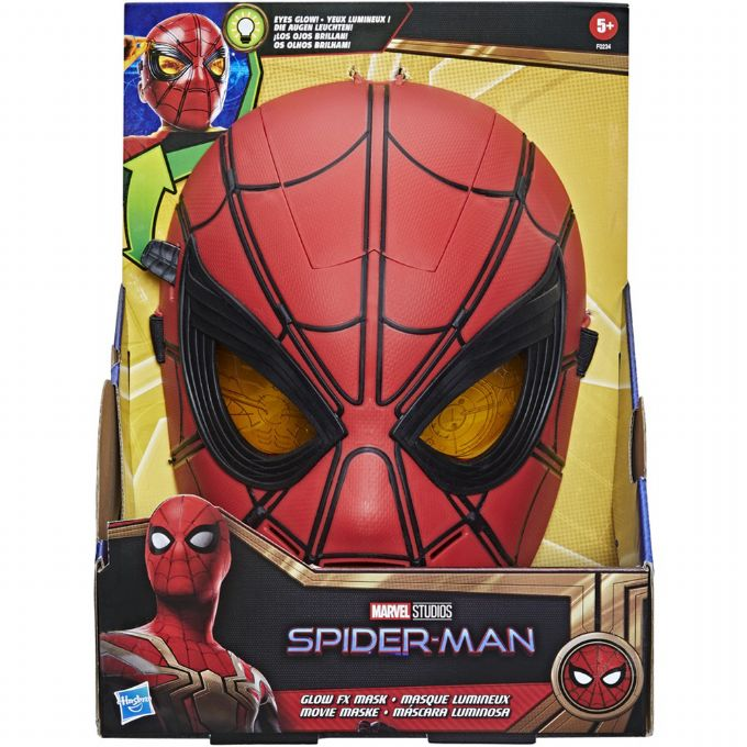 Spiderman-mask med ljus version 2