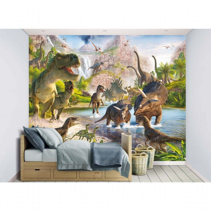 Billede af Dinosaur Tapet 243x305cm