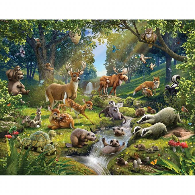 Walltastic Animals of The Forest Mural version 3