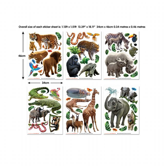 Jungle Adventure Wall Stickers version 3