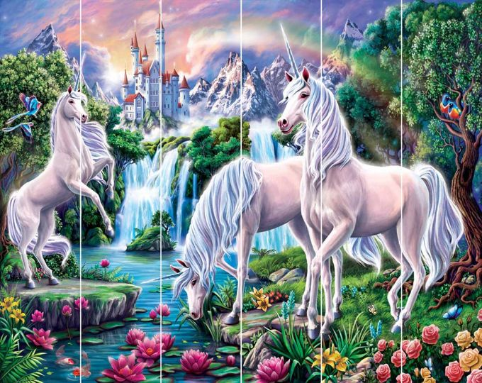Unicorn Paradise Wallpaper version 2
