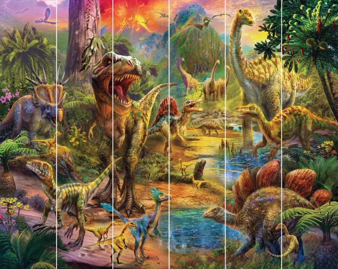 Dinosaur Landskab Tapet version 2