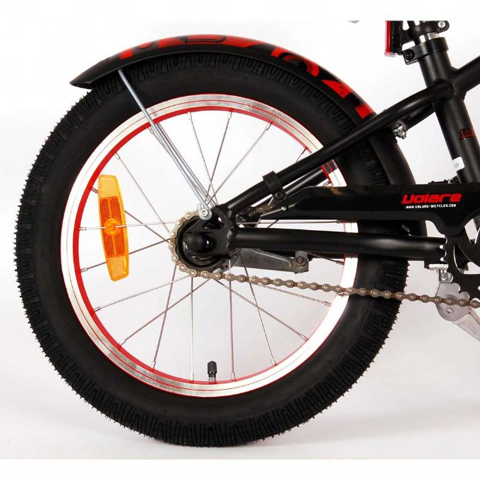 Miracle Cruiser Matt Black Bicycle 16 tuumaa version 3