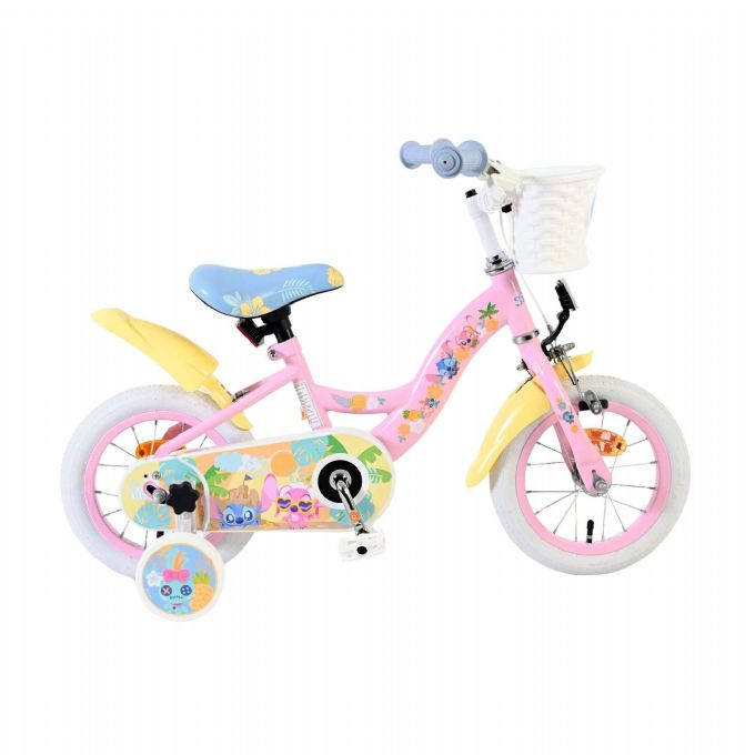 Stitch Pink cykel 12 tommer version 1