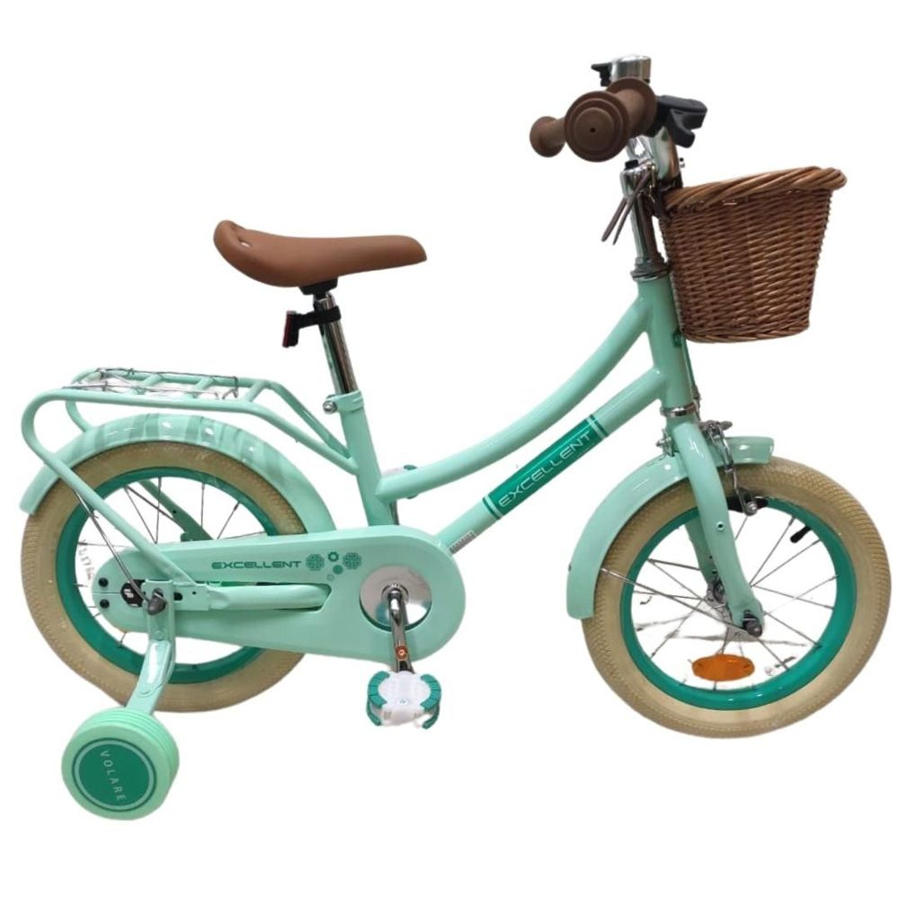 Erinomainen Lastenpyörä 14 tuumaa Vihreä Lastenpyörät 211478