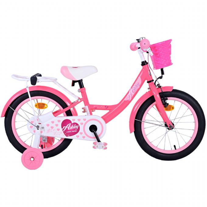Ashley Lasten polkupyörä 16 tuumaa Pinkki/punainen (316340)