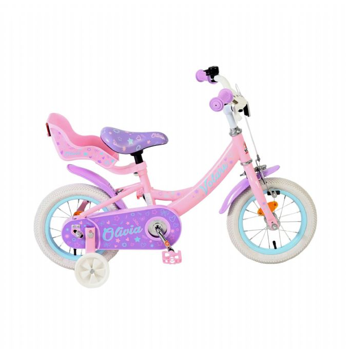 Olivia cykel 12 tommer Pink version 1