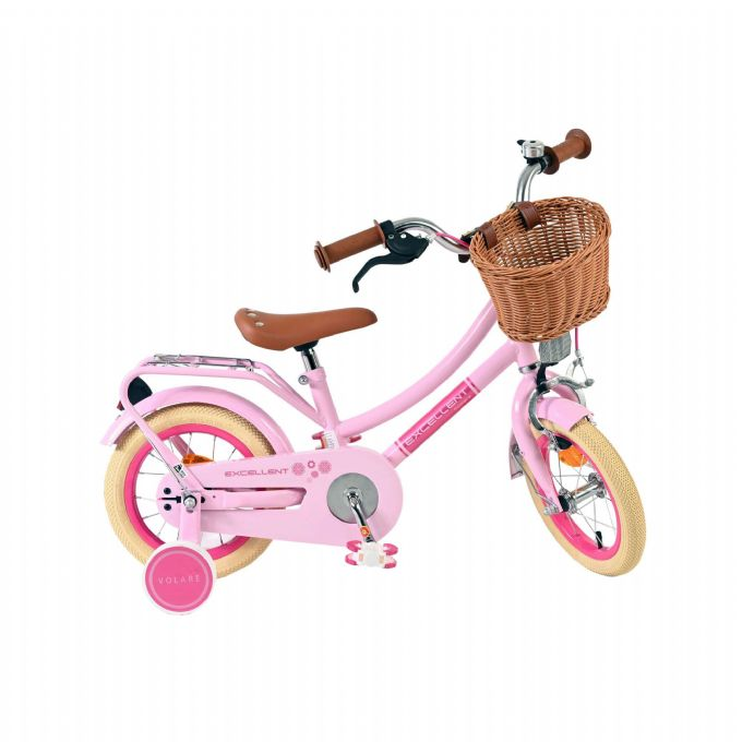 Excellent cykel 12 tommer Pink version 10