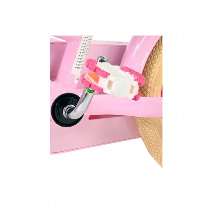 Excellent cykel 12 tommer Pink version 9