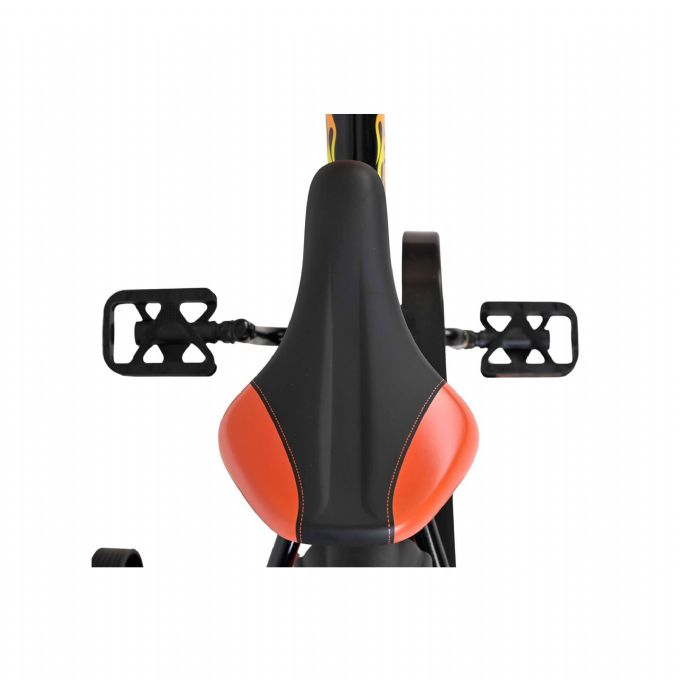 Strike cykel 12 tommer orange og sort version 4