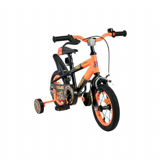 Strike cykel 12 tommer orange og sort version 5