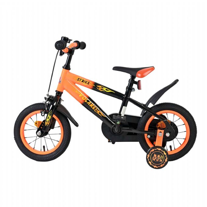 Strike cykel 12 tommer orange og sort version 7