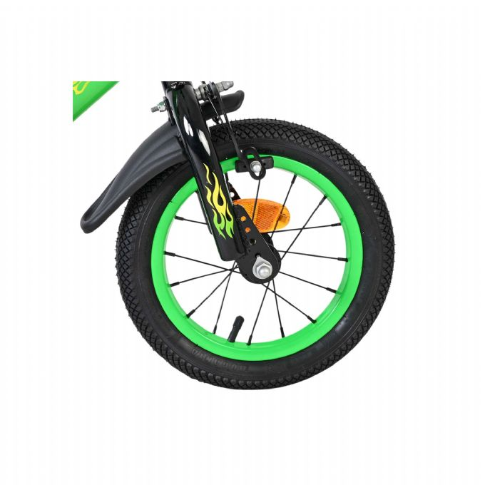 Strike cykel 12 tommer gr�n og sort version 3