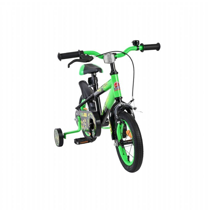 Strike cykel 12 tommer gr�n og sort version 5