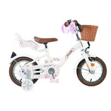Blossom cykel 12 tommer hvid
