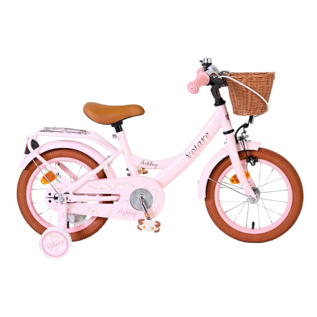 Ashley cykel 14 tommer pink Børnecykel 514333