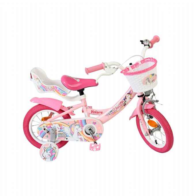 Unicorn cykel 12 tommer Pink version 10