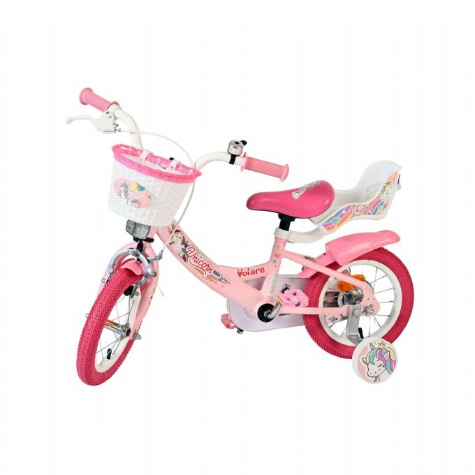 Unicorn cykel 12 tommer Pink version 8
