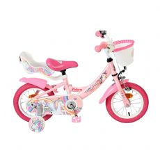 Unicorn cykel 12 tommer Pink