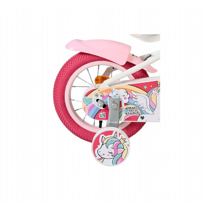 Unicorn cykel12 tommer hvid version 2