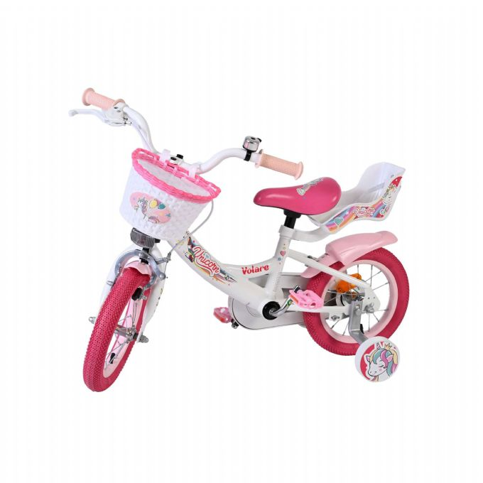 Unicorn cykel12 tommer hvid version 8