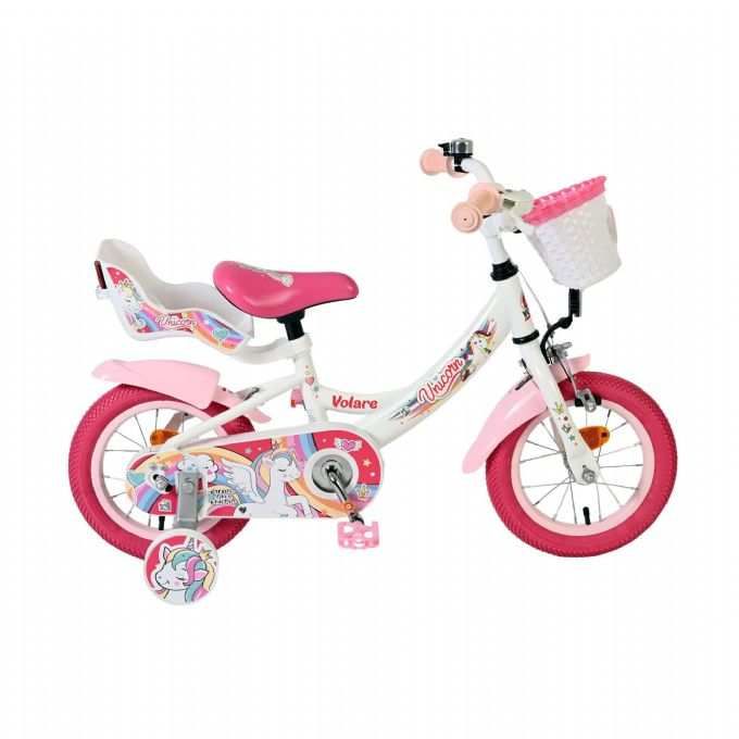 Unicorn cykel12 tommer hvid version 1
