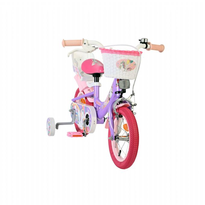Unicorn cykel 12 tommer lila version 5