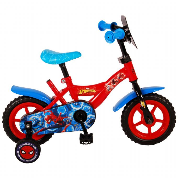 Se Spiderman - Cykel Med Støttehjul Til Børn - 10" - Volare hos Eurotoys