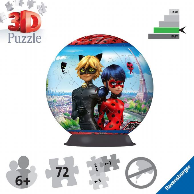 Miraculous 3D Puzzle 73 pieces version 3