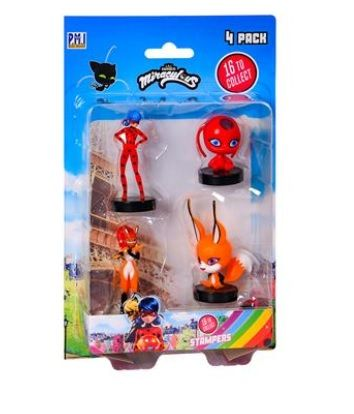 Miraculous Stampers Figurer 4 pack