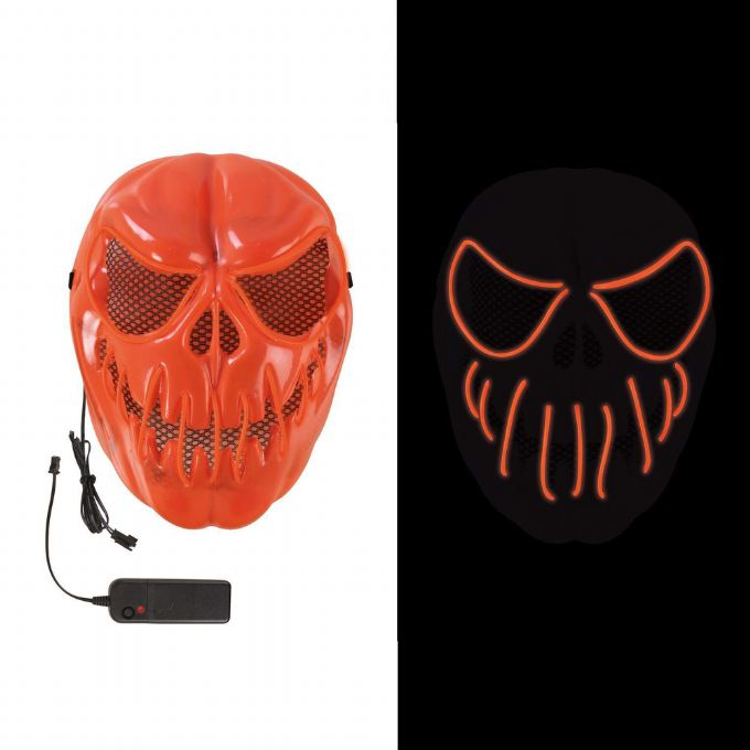 Mask with LED - pumpkin version 1