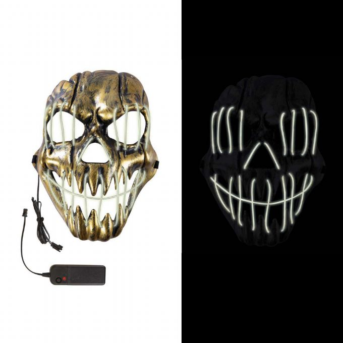 Maske med LED - monster version 1