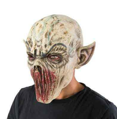 Devil without mouth latex mask version 1