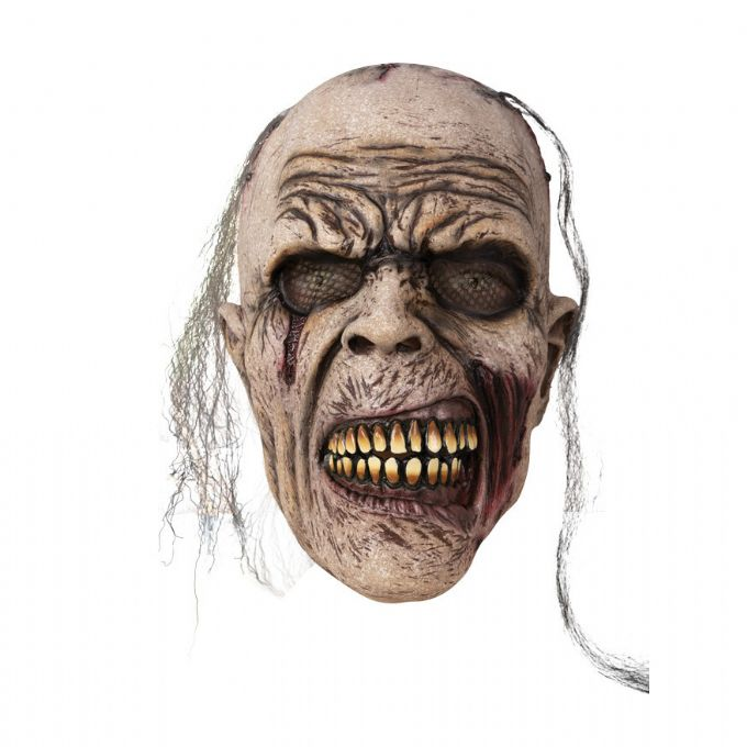 zombie with hair latex mask version 1