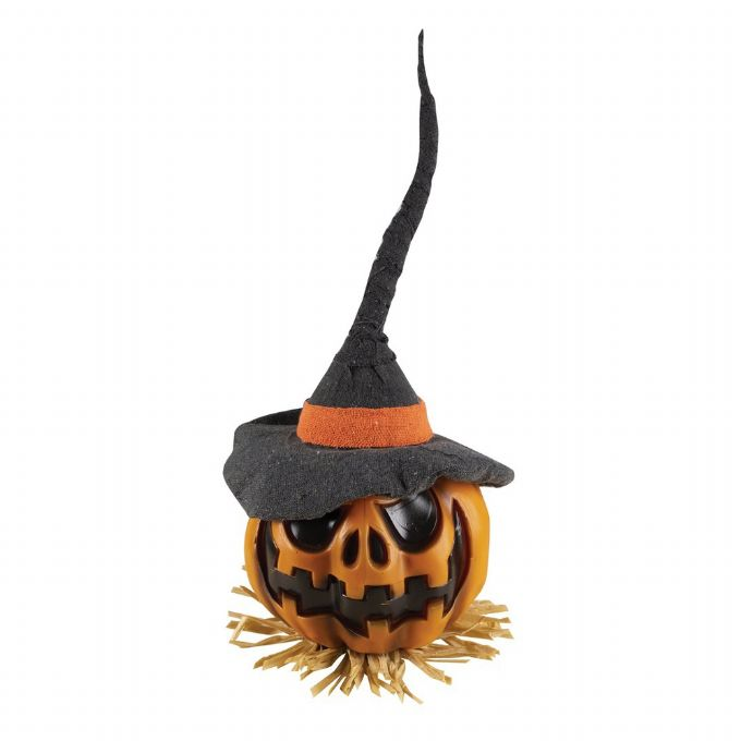 Pumpkin with hat, sound and light version 1