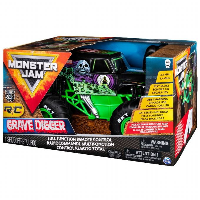 Monster Jam Hautausmaa RC 1:1 - Monster Jam -radio-ohjattavat Shop -  