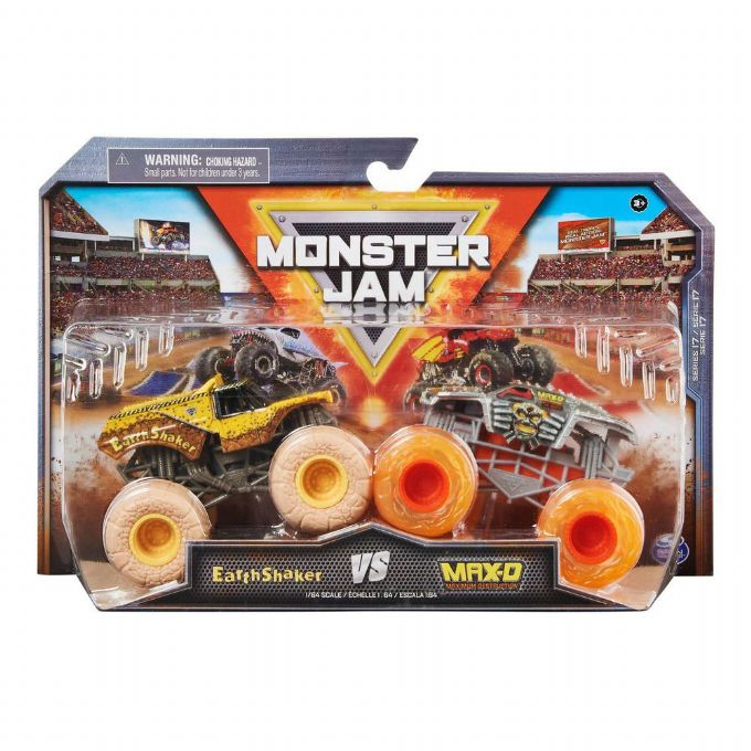 Monster Jam Biler 2 Pak 1:64 version 2