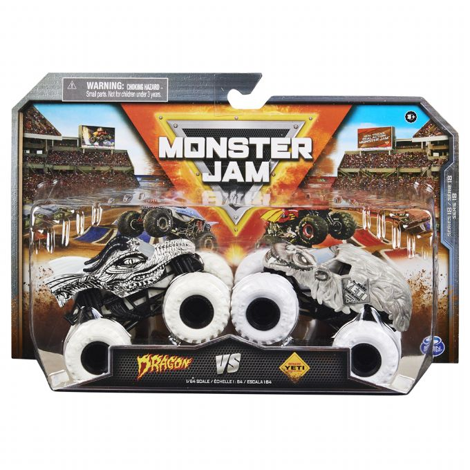 Monster Jam Cars 2 Pack 1:64 version 2