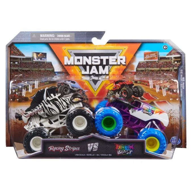 Monster Jam 2-pakke 1:64 version 2
