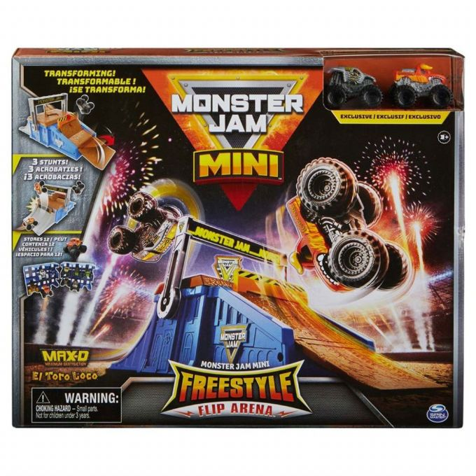Monster Jam Mini Flip Go lekesett version 2