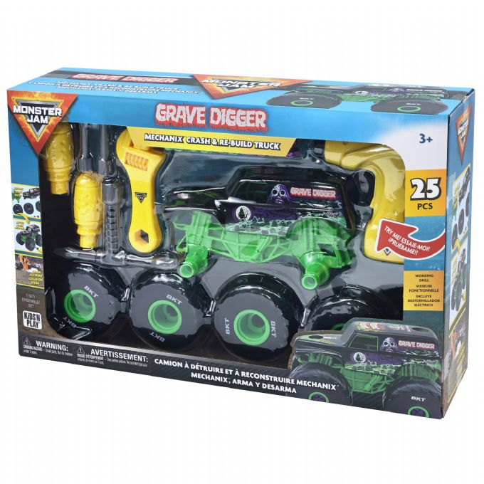 Monster Jam Mechanix Grave Digger 1:18 version 2