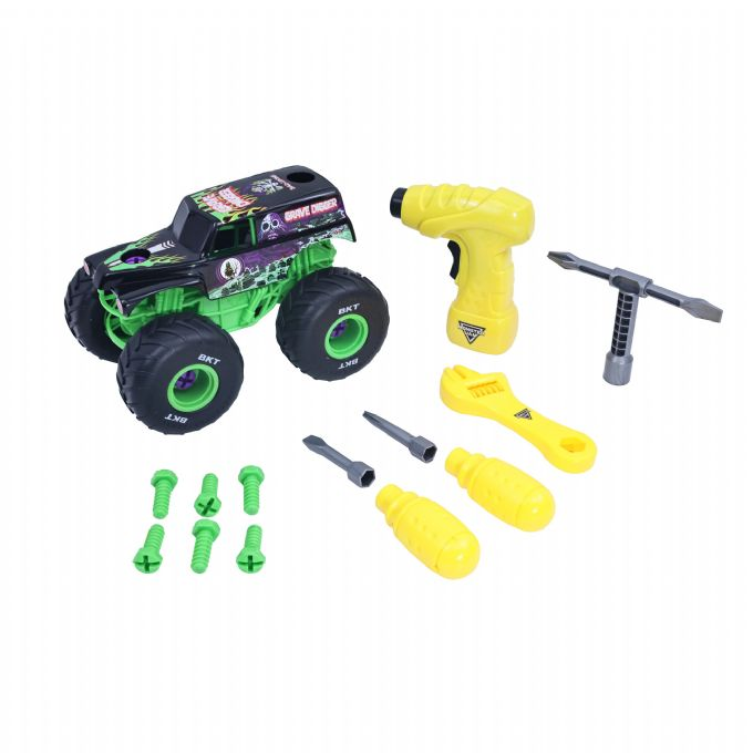 Monster Jam Mechanix Grave Digger 1:18 version 1