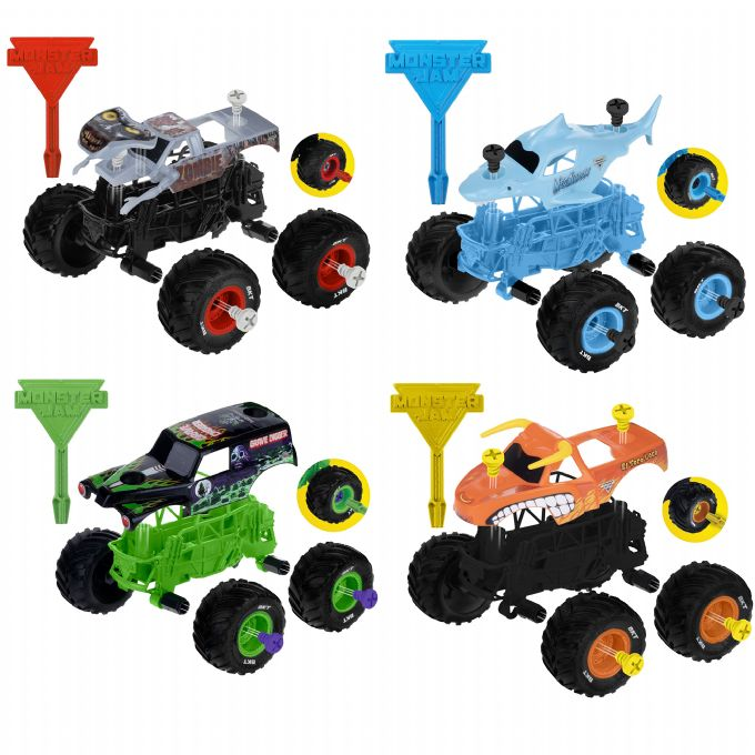 Monster Jam Mechanix 4-pack 1:32 version 1