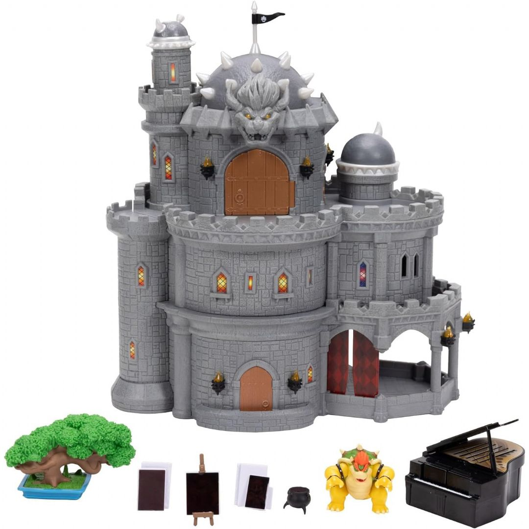 Super Mario Deluxe Bowser Castle Playset
