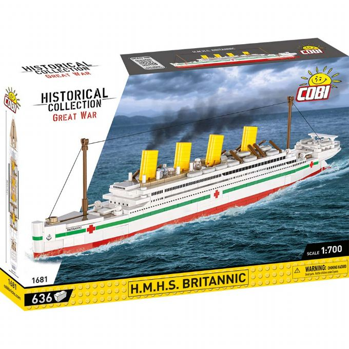 Mitt fartyg - HMHS Britannic (636 klossar) version 2